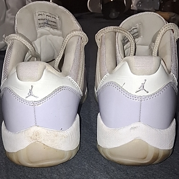 White and Cream Athletic Sneakers - Picture 3 of 7